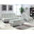 Kimpton White Upholstered Tufted Convertible Sofa Bed