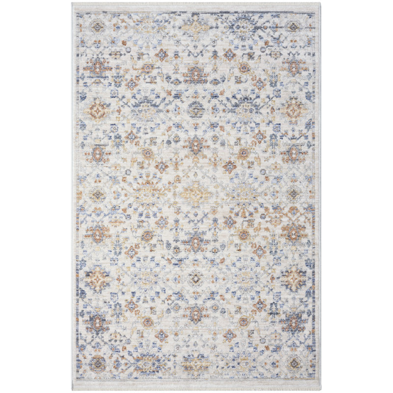 Jahliel Floral Indoor Rug, Rectangle 3'3" x 5'3"