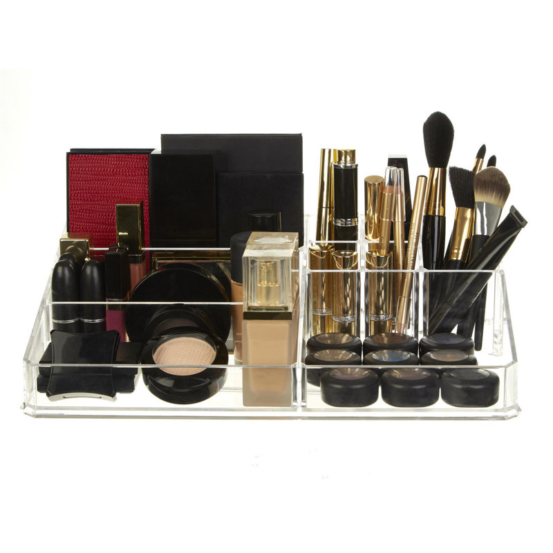 Yokum Acrylic 9 Compartment Organiser