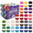 Soft Cotton Multicolored Crochet Yarn for Knitting and Crafts