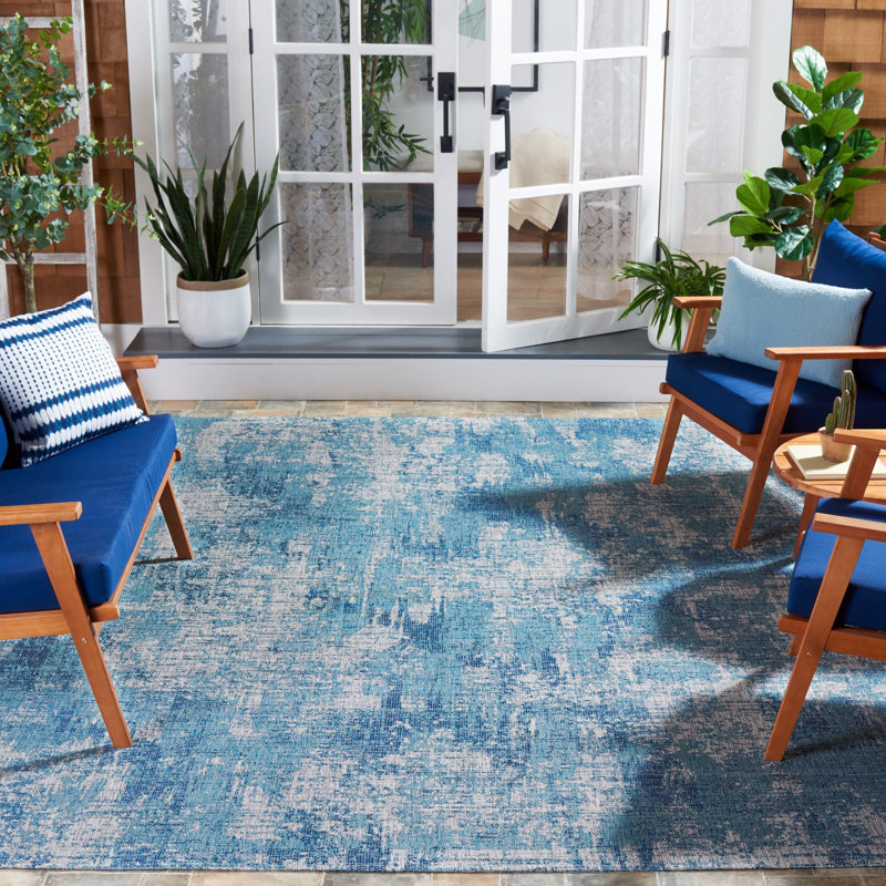 Courtyard Performance Indoor/Outdoor Area Rug, Rectangle 8' x 10'