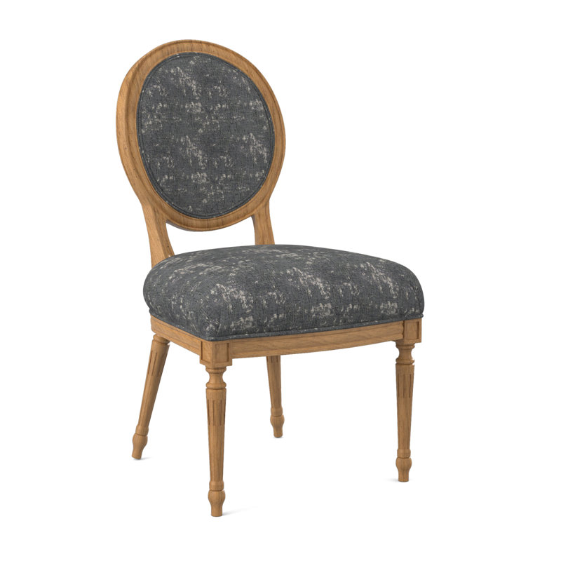 Dauphin Dining Chair, Amber, Filigree Ivory