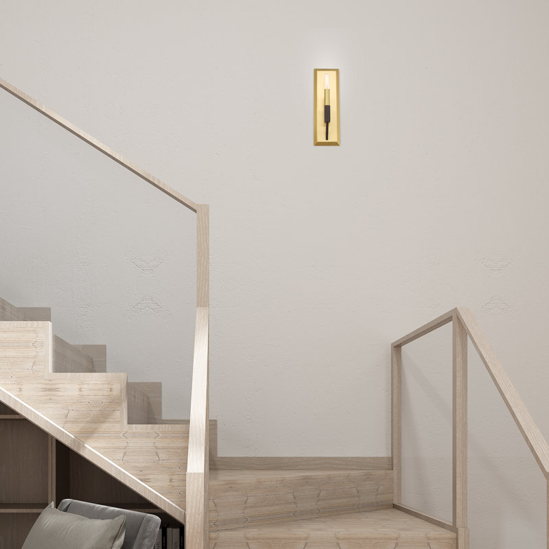 Avangaline Flush Mounted Sconce, Satin Brass/Bronze