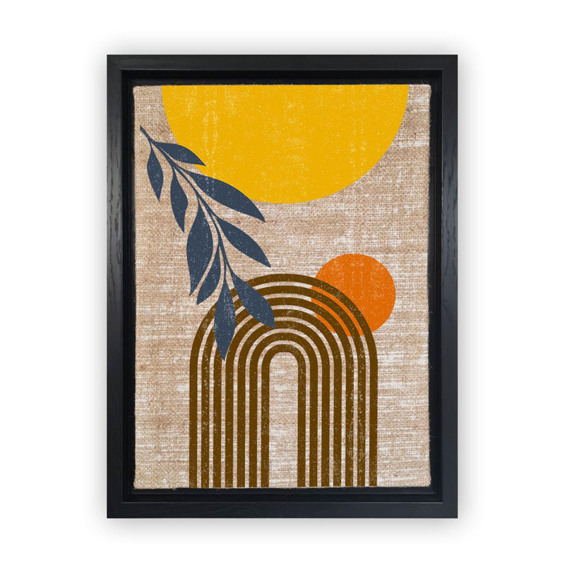 Peinture décorative sur toile, H 26 po x l 18,1 po, Noir