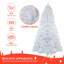 Arbre de Noël artificiel 6,5 pi avec 250 lumières à DEL blanc chaud et 818 branches, décoration de Noël pour le bureau du couloir-811277251