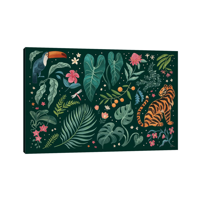 Jungle Love I by Janelle Penner - Wrapped Canvas Print, 66.04 cm H x 45.72 cm W x 3.175 cm D