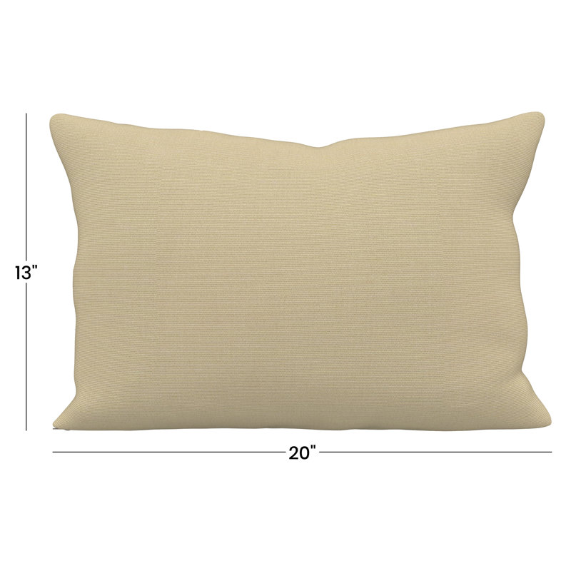 Coussin intérieur / extérieur Amala Sunbrella®, Toile beige antique