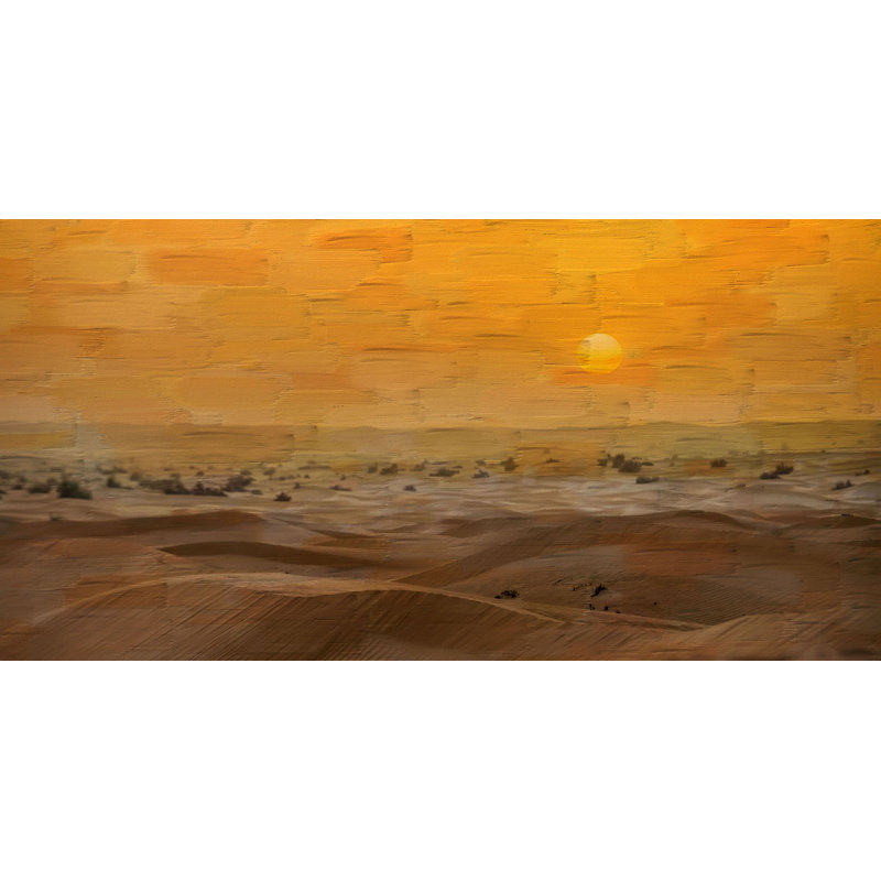 «Tarfaya» par Parvez Taj, reproduction d'art sur toile tendue, H 22,5 po x l 45 po