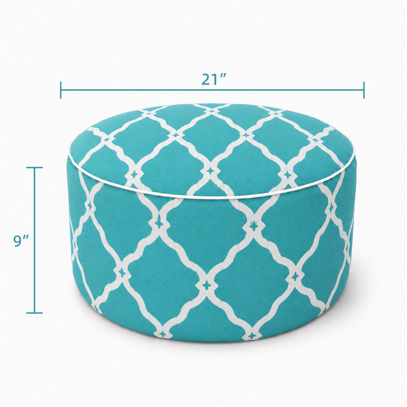 Ensemble de 2 repose-pieds gonflables d'extérieur 21 po x 21 po x 9 po