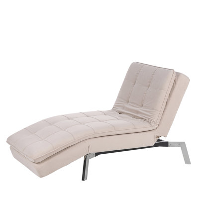 Eirenne Velvet Chaise Lounge