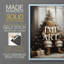 «Christmas Holiday Art», série 2-Lxxv, reproduction encadrée - bois massif