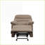 Fauteuils inclinables, fauteuil inclinable à mouvement mural avec accoudoirs coussinés Arcadia | Brun clair | Microfibre