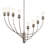 8 - Light Steel Dimmable Chandelier-307372425