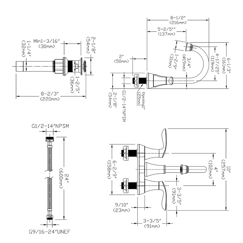 Robinet pour salle de bain Degree