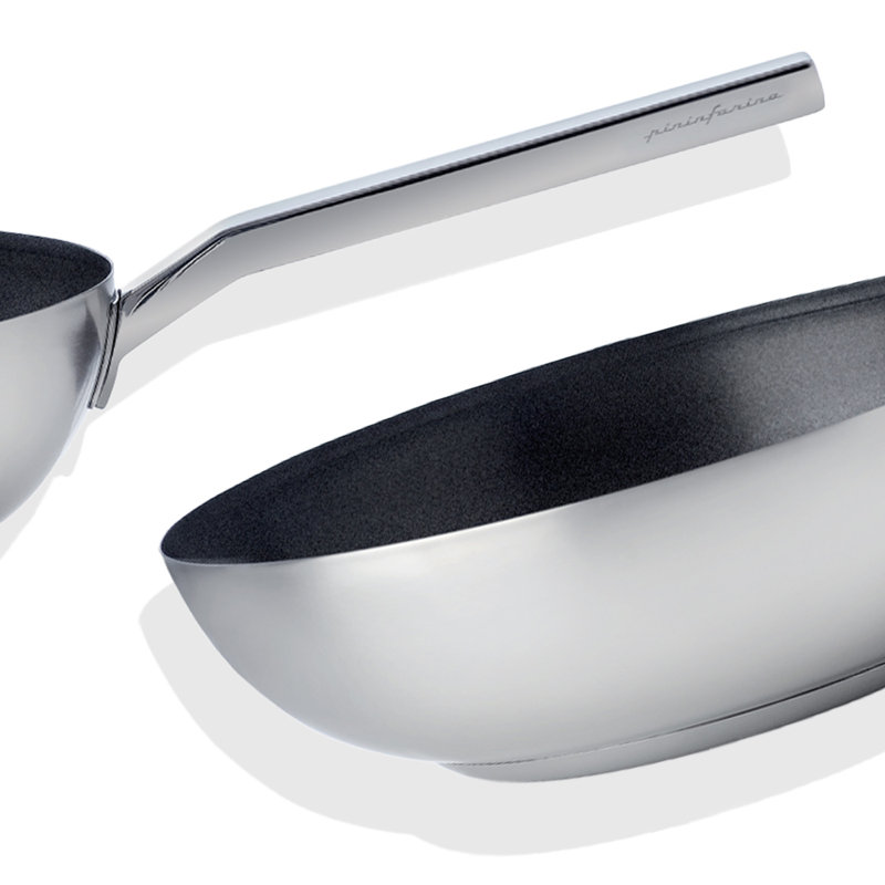 Wok Cm.28 Stile Stainless Steel