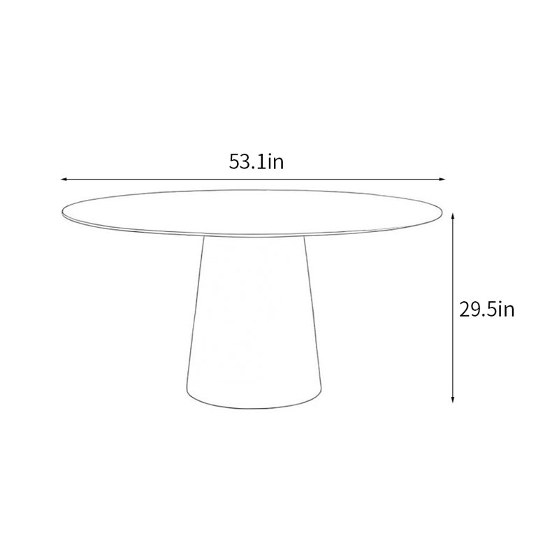 Chaim, 29.5"H x 53.1"L x 53.1"W