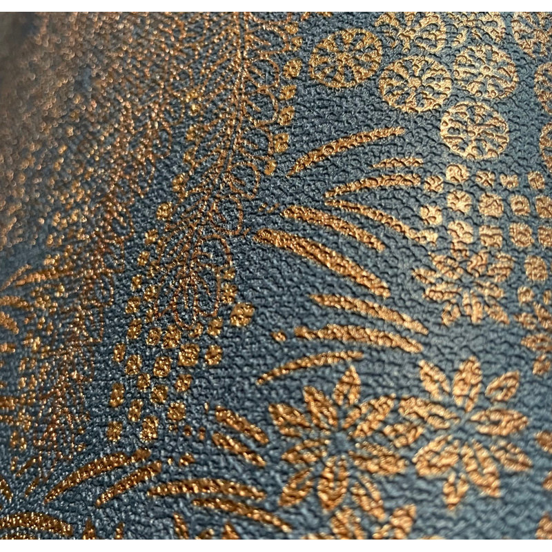 Willow Whisper Dark Blue Wallpaper, Navy
