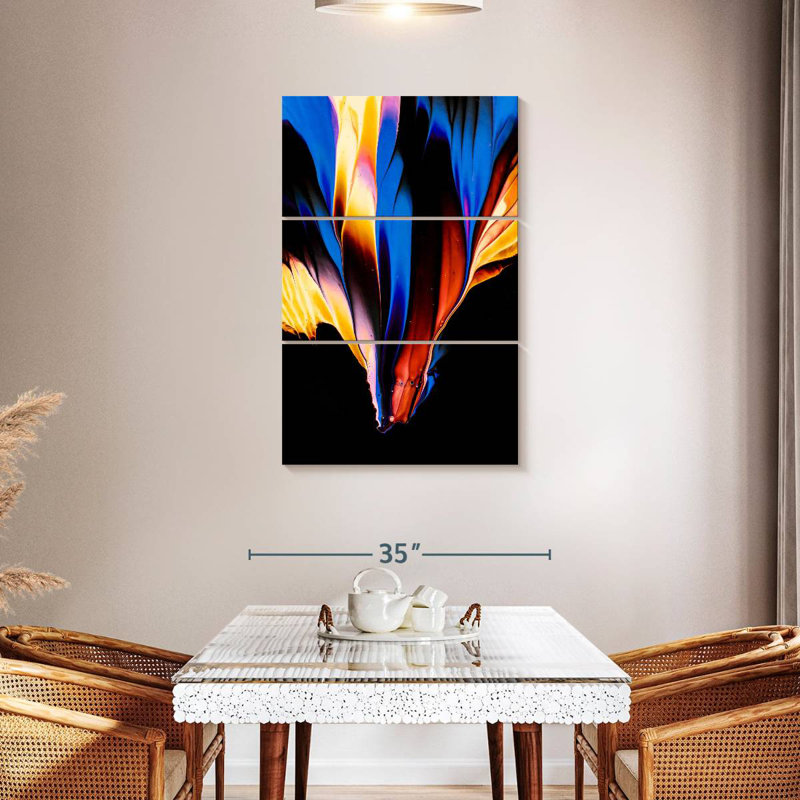 Peinture abstraite Avery II, H 45 po x l 28 po