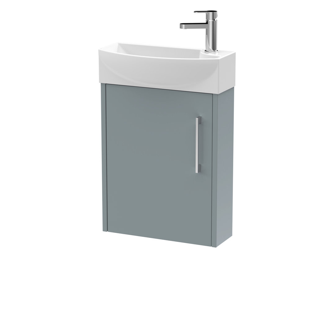 Juno 450mm Single Bathroom Vanity with Integrated Vitreous China Basin