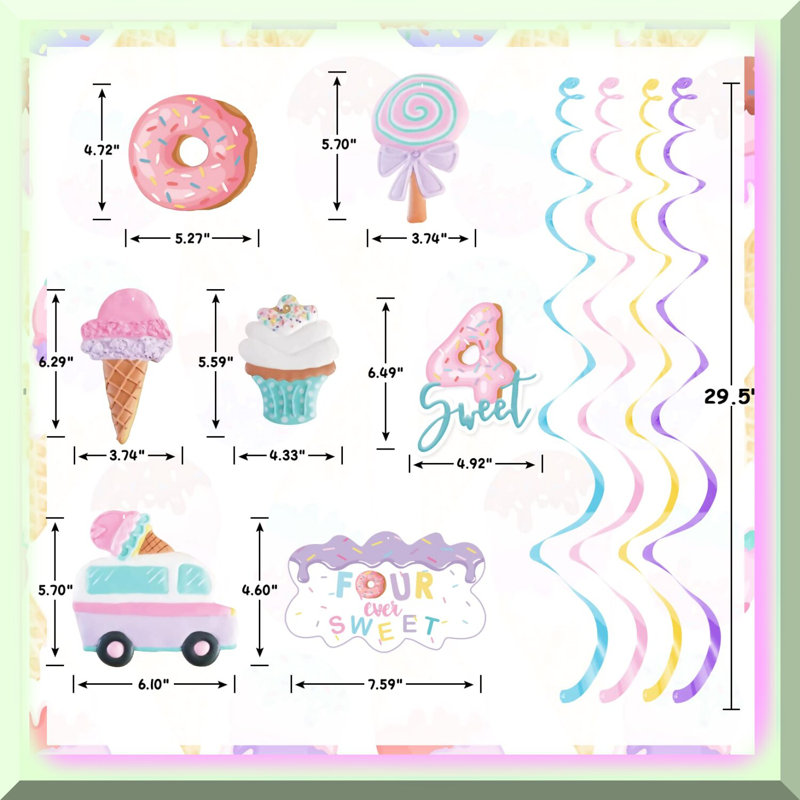 84th Birthday Glitter Celebration Kit 12-Pack