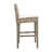 Kogan Rattan and Solid Wood Upholstered Stool-965646402