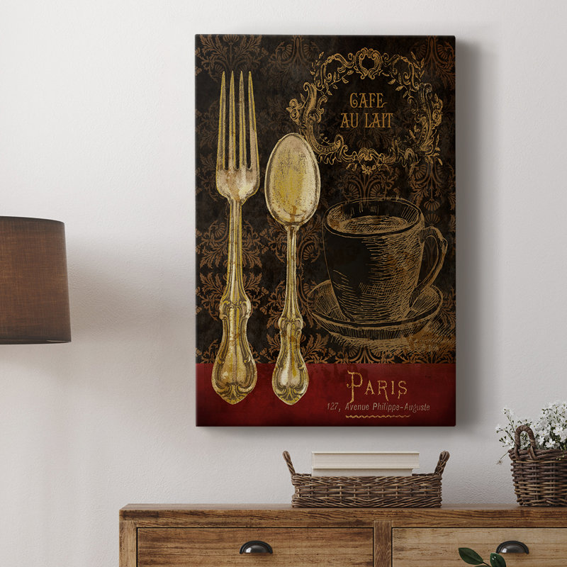 Café au lait - galerie Cavas sur mesure, H 18 po x l 12 po