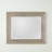 Delicate Basketweave Solid Wood Rectangle Mirror
