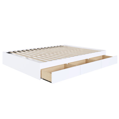 3-Drawer Storage Bed Frame