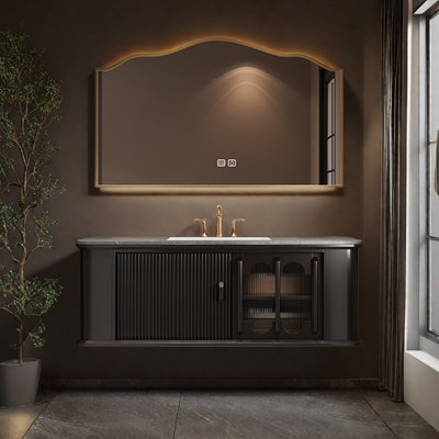 Armoire de salle de bain française haut de gamme simple