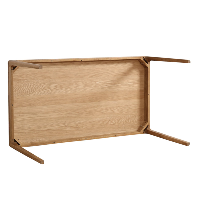 Kinfolk Rectangle Wooden Dining Table - 150cm, Oak