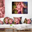 Coussin lombaire abstrait avec nuages-30735168