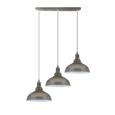 Gallego 3 - Light Grey Kitchen Island Pendant