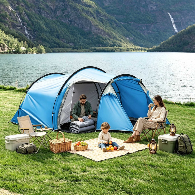 Tent, Blue, 3 person