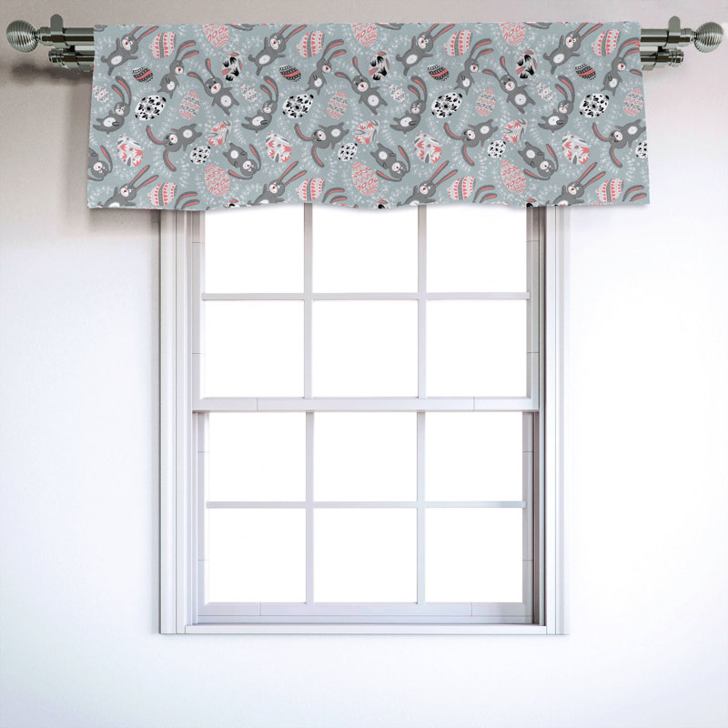 Sateen Ruffled Window Valance