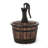 26.5" High Hand Crafted Weather Resistant Floor Fountain With Light