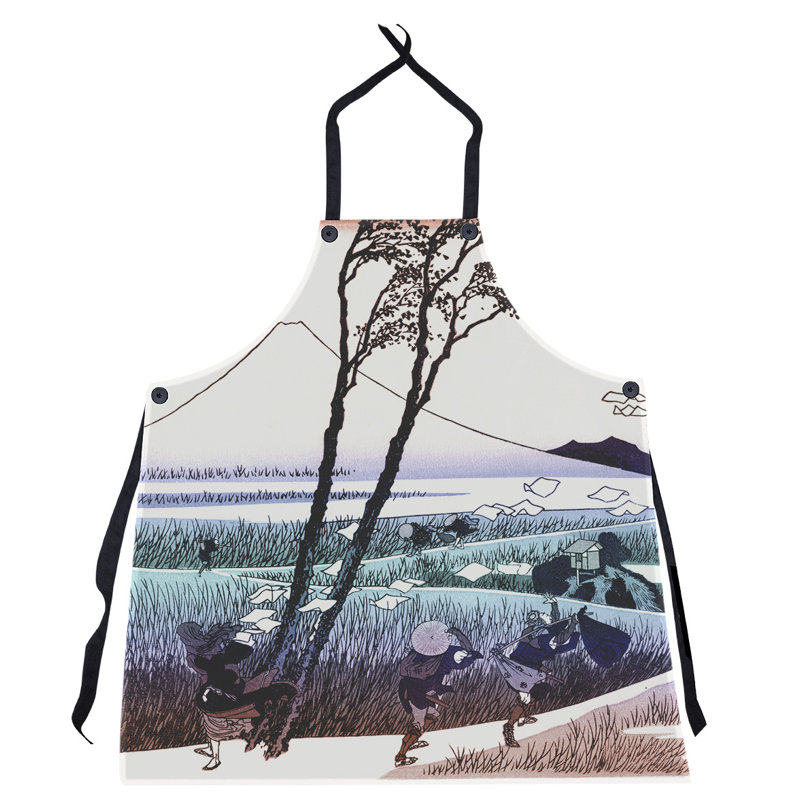 Bib Apron, Navy/Blue
