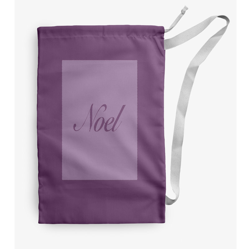 Fabric Laundry Bag with Handles, Medium (36" H x 28" W), Light Purple