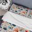 Multicolor Coastal Serene Floral Pattern - Ensemble de housse de couette à motif floral-1550074564