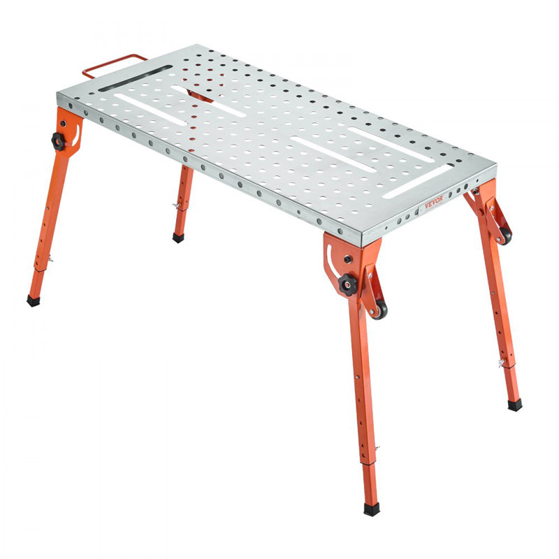 111.8cm W Steel Top Height-Adjustable Workbench