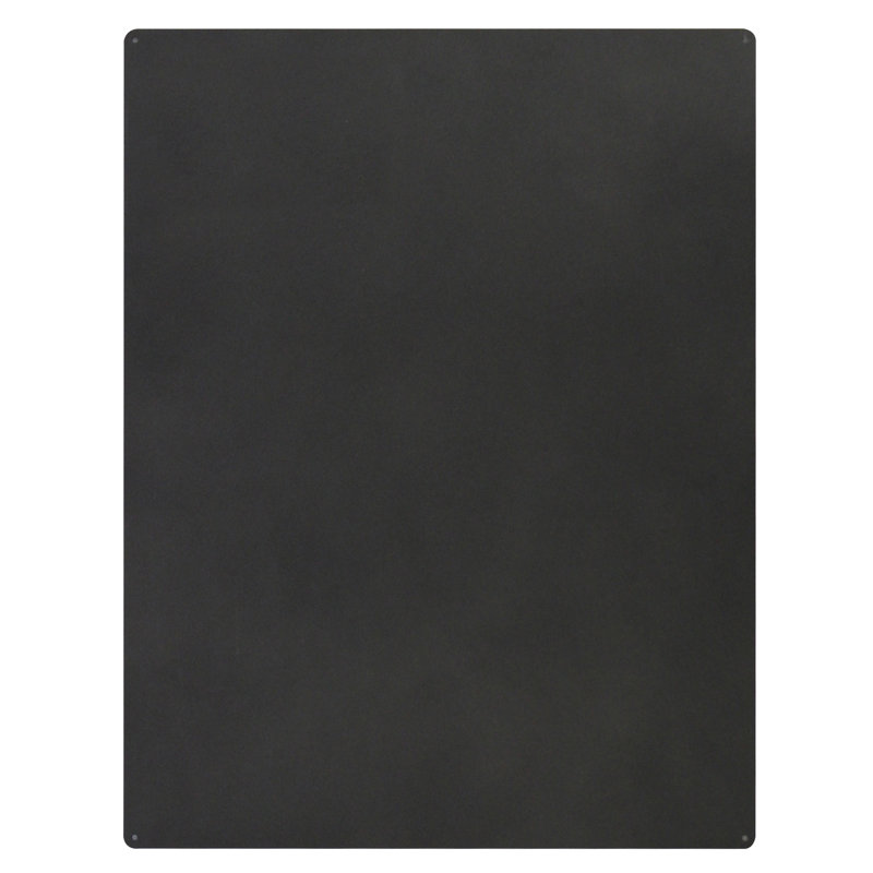 Magnetic Metal Magnetic, 28cm H x 55cm W x 0.12cm D, Black