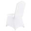 Housse de chaise pliante en élasthanne extensible, housse avant arquée ajustée universelle, housses de protection amovibles lavables, pour mariage, vacances, banquet, fête, célébration, salle à manger (blanc 100 pièces)