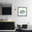 "Botanical Bath Tub", art mural encadré flottant par Nan-1603667681-1603667680