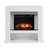 Lirrington Stainless Steel Touch Screen Electric Fireplace