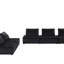 Canapé modulaire 5 pièces Black Velvet-1014244141