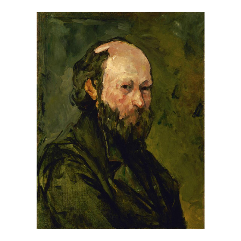 Self-Portrait Paul Cézanne Giclee Print, 20" H x 16" W