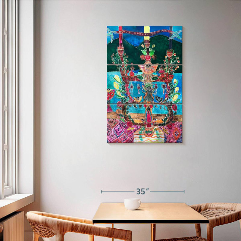 Adella Mexican Tree Of Life, 57" H x 36" W