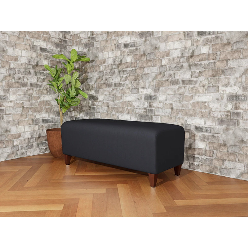 Banc de réception Ravenna, Noir Patriot Plus, Bois de noyer