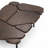 Luxury-retro walnut-colored coffee table-1473207510
