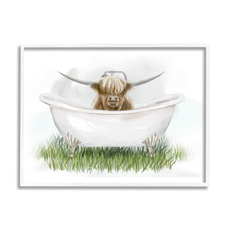 Art de giclée encadrée par Ziwei Li, H 16 po x l 20 po x P 1,5 po, Giclée encadrée blanc bord de mer