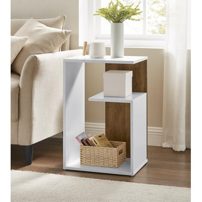 Aleander Block Rectangular Side Table